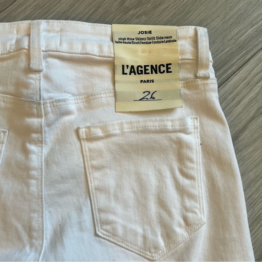 NEW L'AGENCE josie jean in blanc - Picture 8 of 9